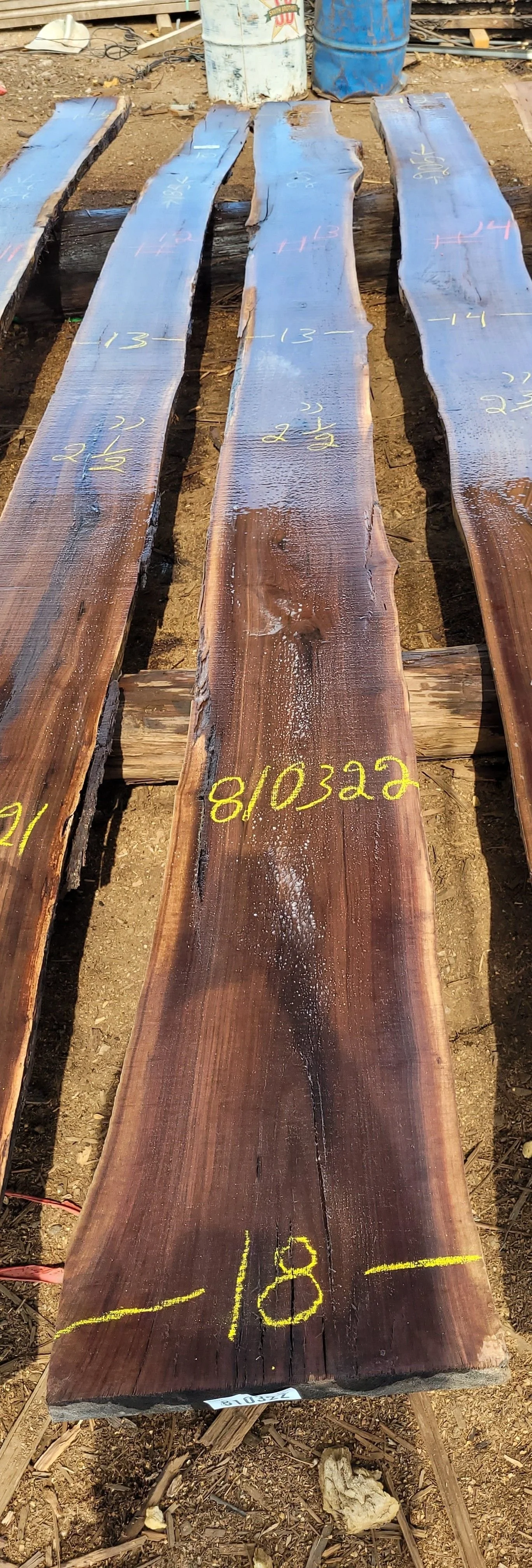 待望のTH-①搭載＜税送料3130円込＞WOOD 31.5 ㌅ 　他激安案内有り Black Walnut Slabs - Available — harden SAWMILL